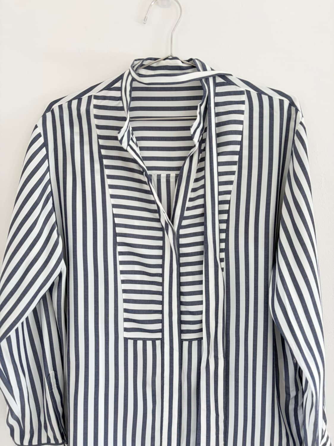 vintage tie neck shirt   상품이미지4
