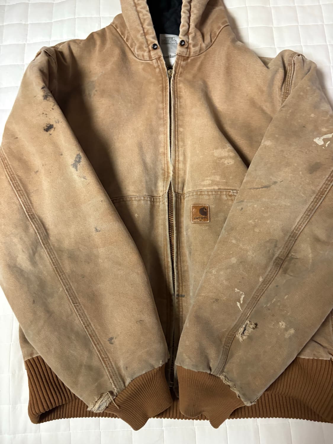 빈티지 칼하트 덕 엑티브 j130자켓 상품이미지2