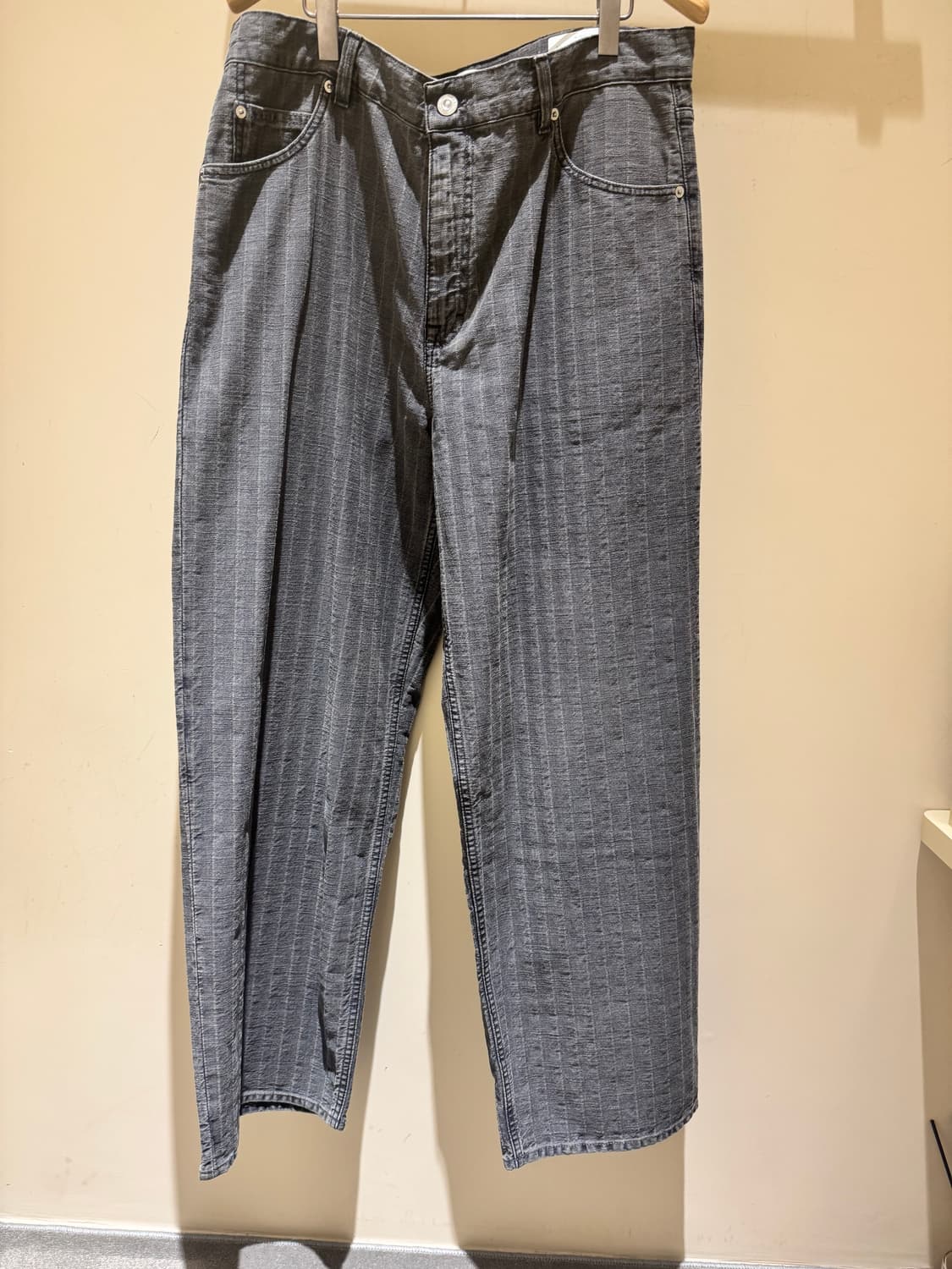 아워레가시 바스트컷 워시드 그레이 토리노 스트라이프 상품이미지1