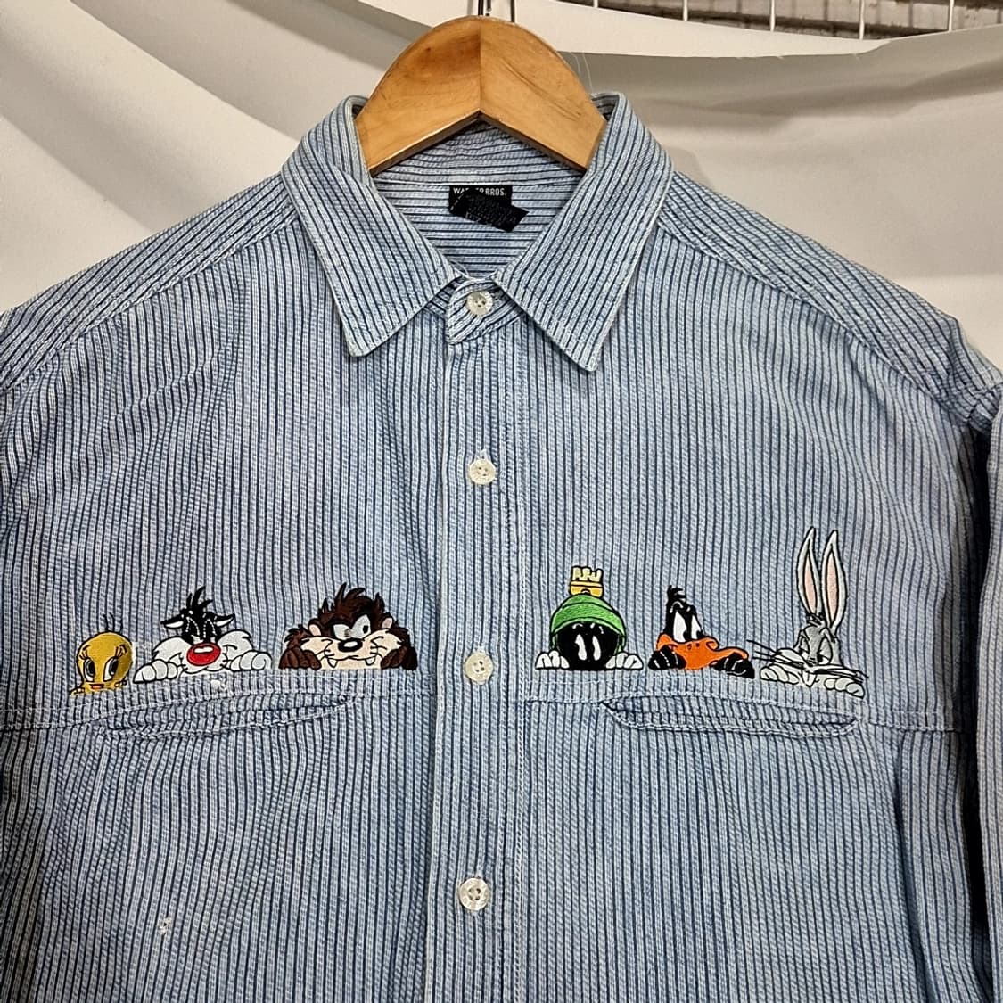 Warner Bros 자수셔츠 상품이미지2
