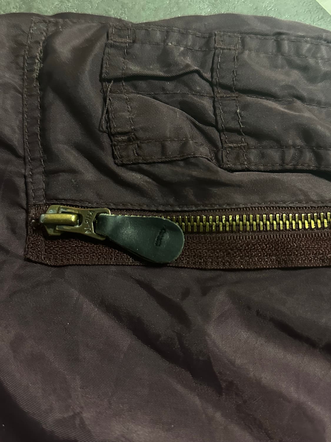 Alpha Industries MA-1 Burgundy (90s) 상품이미지5