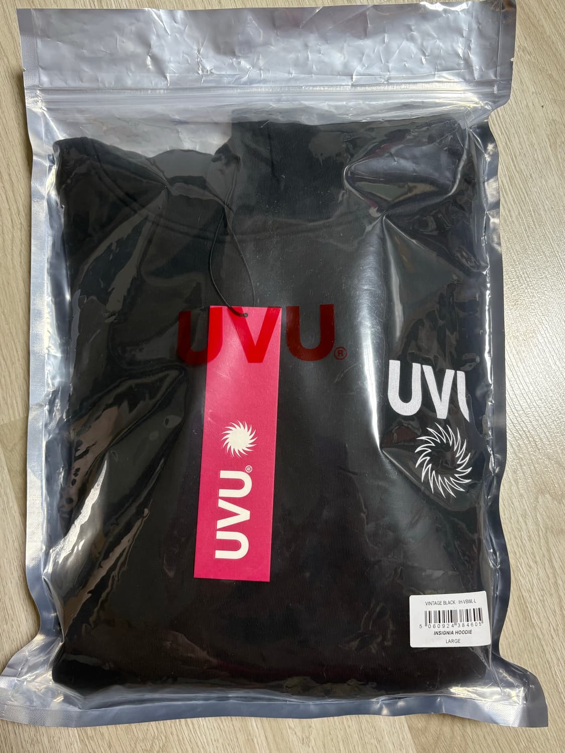 UVU 인시그니아 후드 블랙 L 상품이미지2