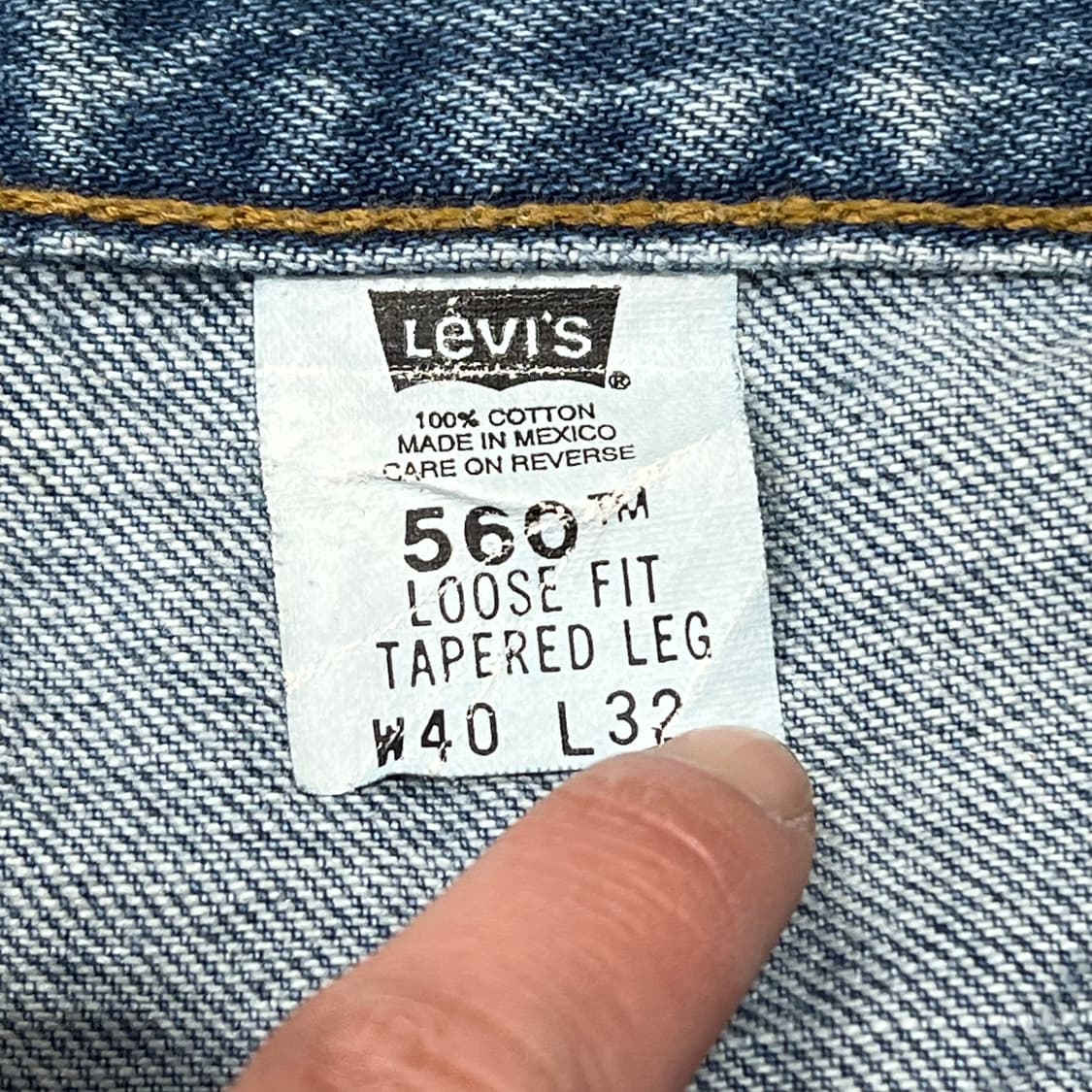 리바이스 560 데님팬츠 s09585 상품이미지6