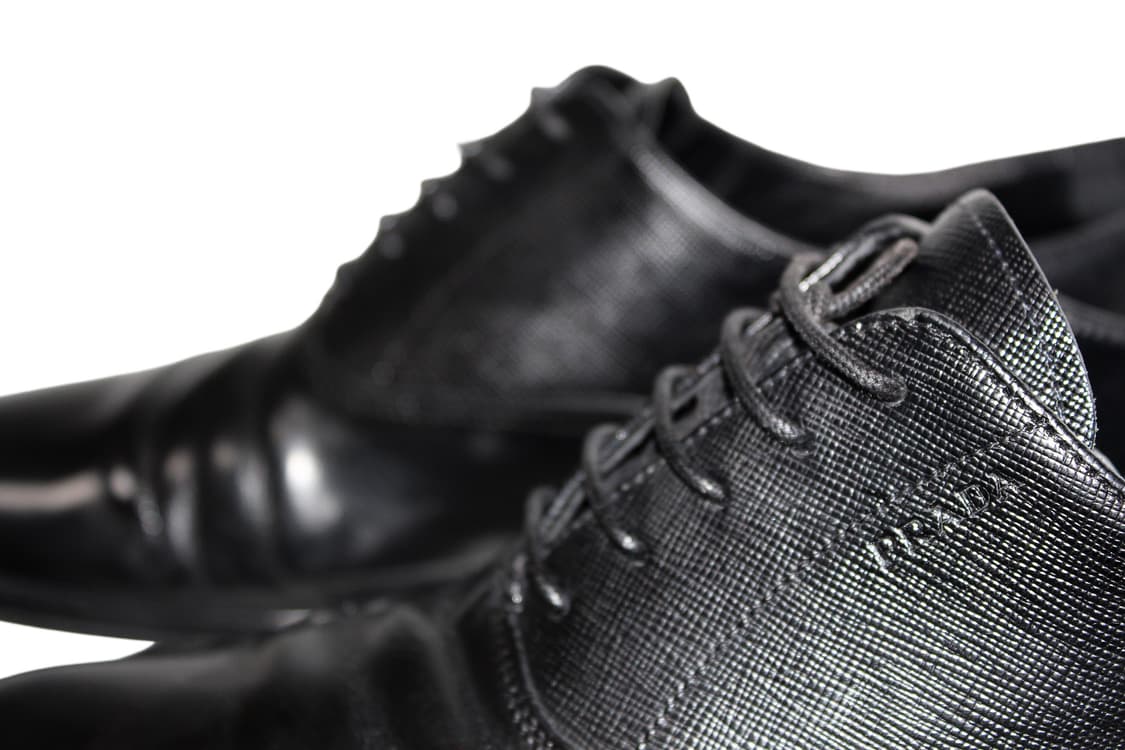 PRADA Saffiano Leather Oxford Shoes 상품이미지2