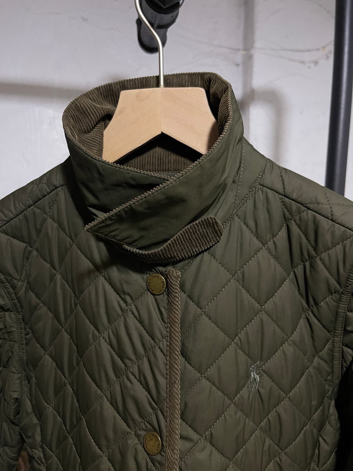 폴로 랄프로렌 딥 카키 퀄팅 자켓 상품이미지4