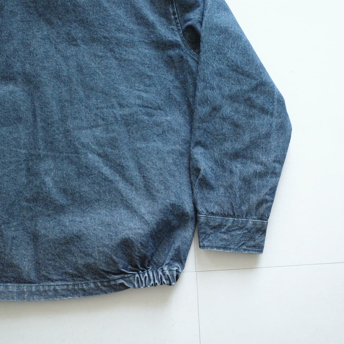 90s 폴로 랄프로렌 데님 해링턴 자켓 (체크 라이닝) 상품이미지9