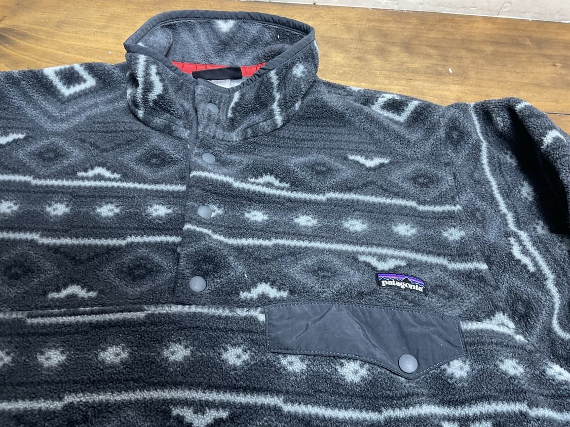 12FW 파타고니아 신칠라 스냅-T 플리스 그레이 에스닉 패턴 상품이미지2