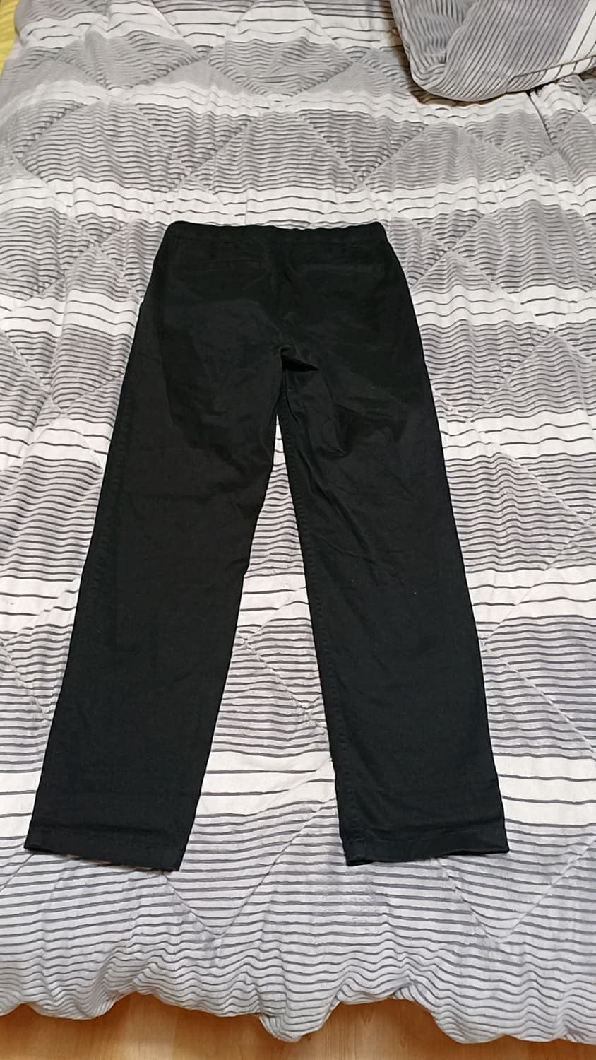 무신사 밴딩블랙면바지 실측31인치 기장102 상품이미지4