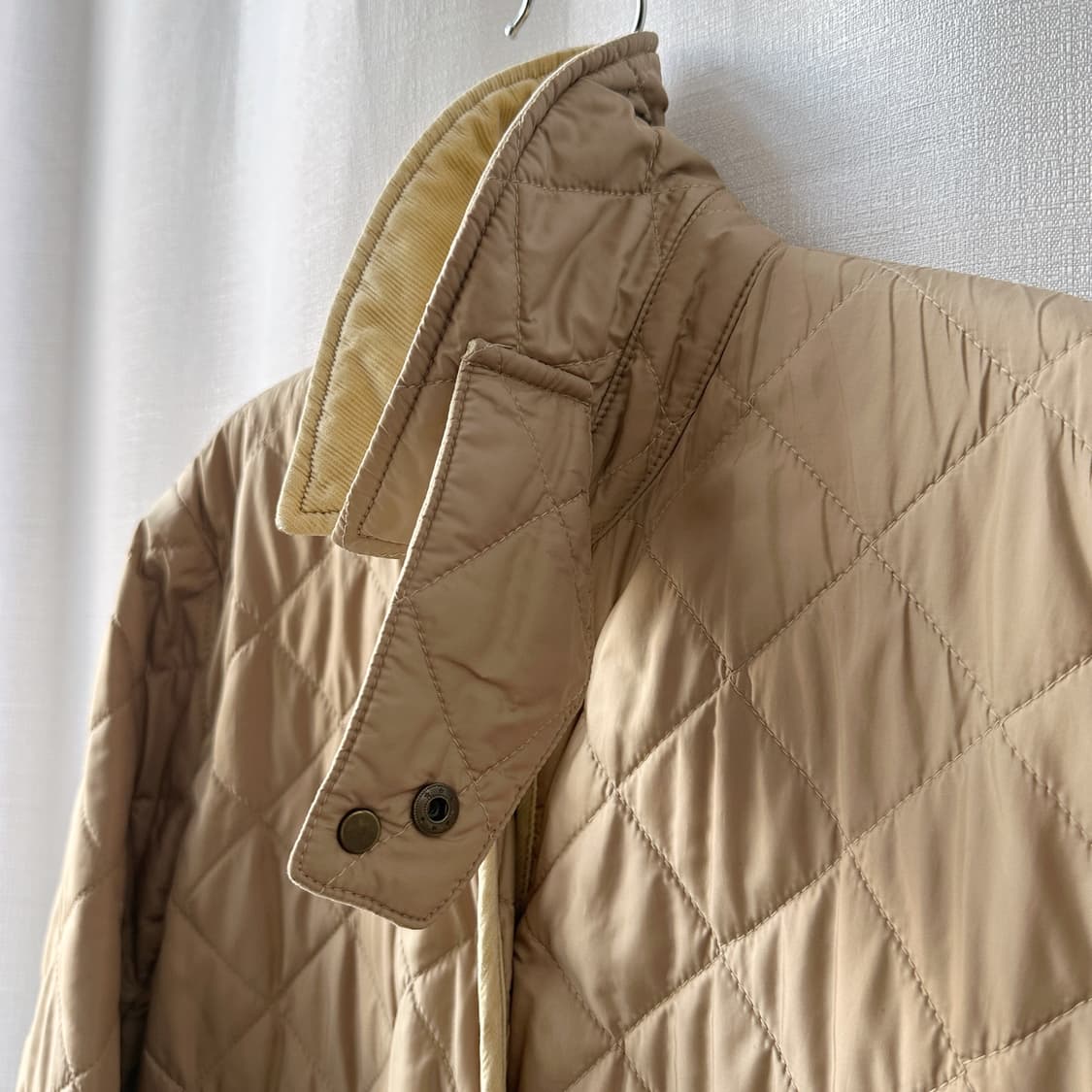 랄프로렌 퀼팅 코트 자켓 베이지 S 상품이미지5