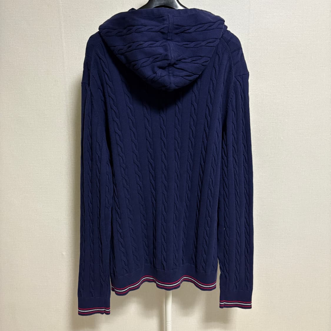 브룩스브라더스 레드플리스 케이블 후드 니트 / 네이비, L 상품이미지7