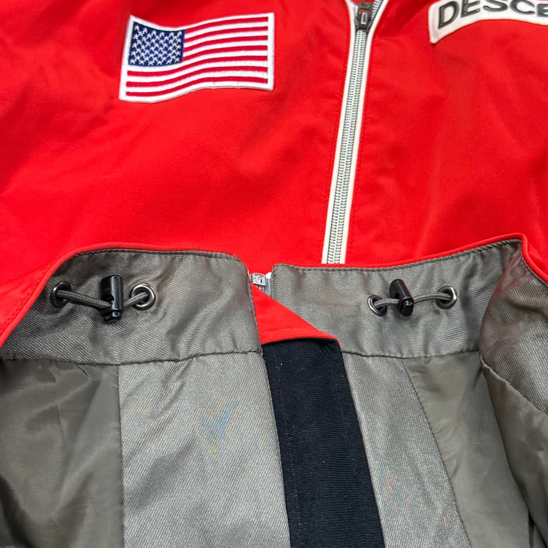 [정품/0] 데상트 스키팀 바람막이 자켓 b10 상품이미지8