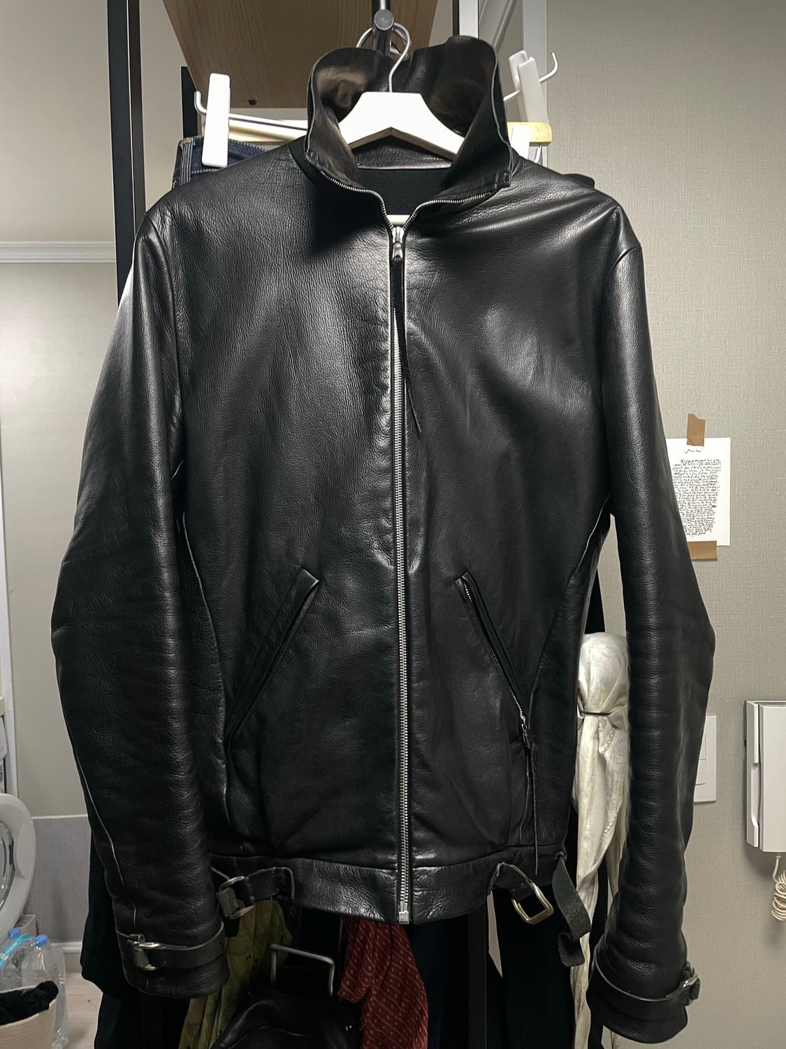 M.A+ Bomber leather Jacket  상품이미지8