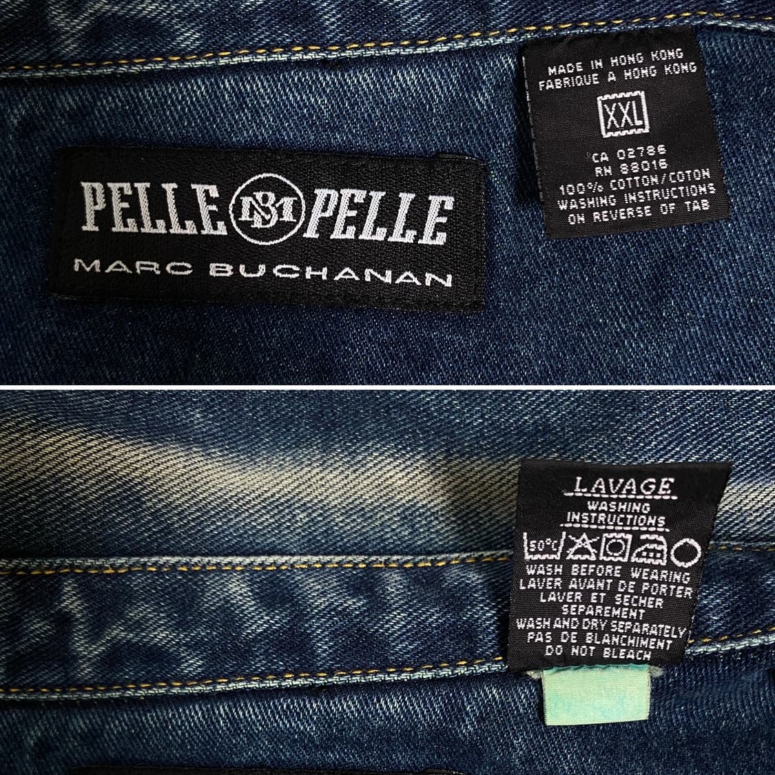 1995년 PELLE PELLE DENIM JACKET OG 상품이미지10