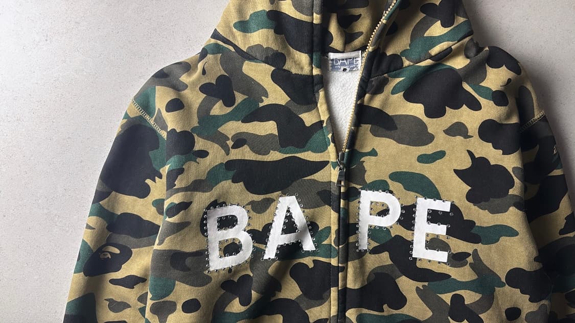 베이프 카모 비즈 후드집업 상품이미지2