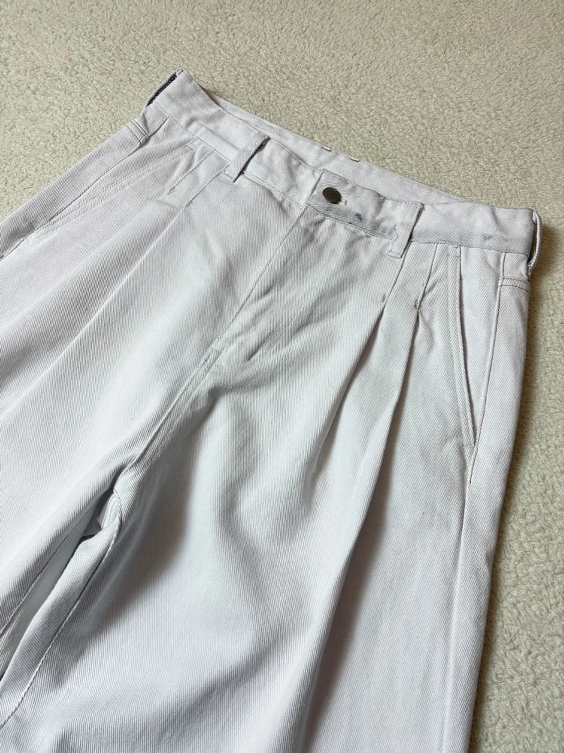 Selected 투턱 헤비코튼 데님 팬츠 PN7794 상품이미지2