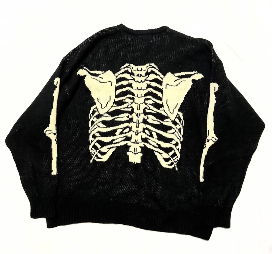 GALLIS ADDICTION - 스켈레톤 본 니트 상품이미지3