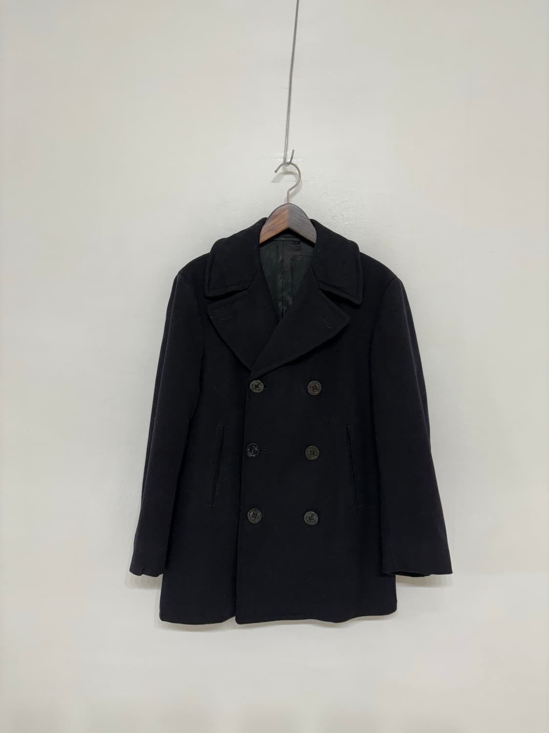 60's USN Kersey Wool 8button Pea Coat 상품이미지1