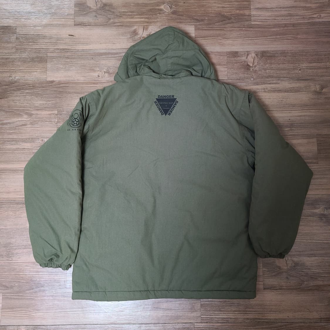 [M95] USA 프로퍼 에어포스 미공군 밀리터리 후드 자켓 점퍼 상품이미지4