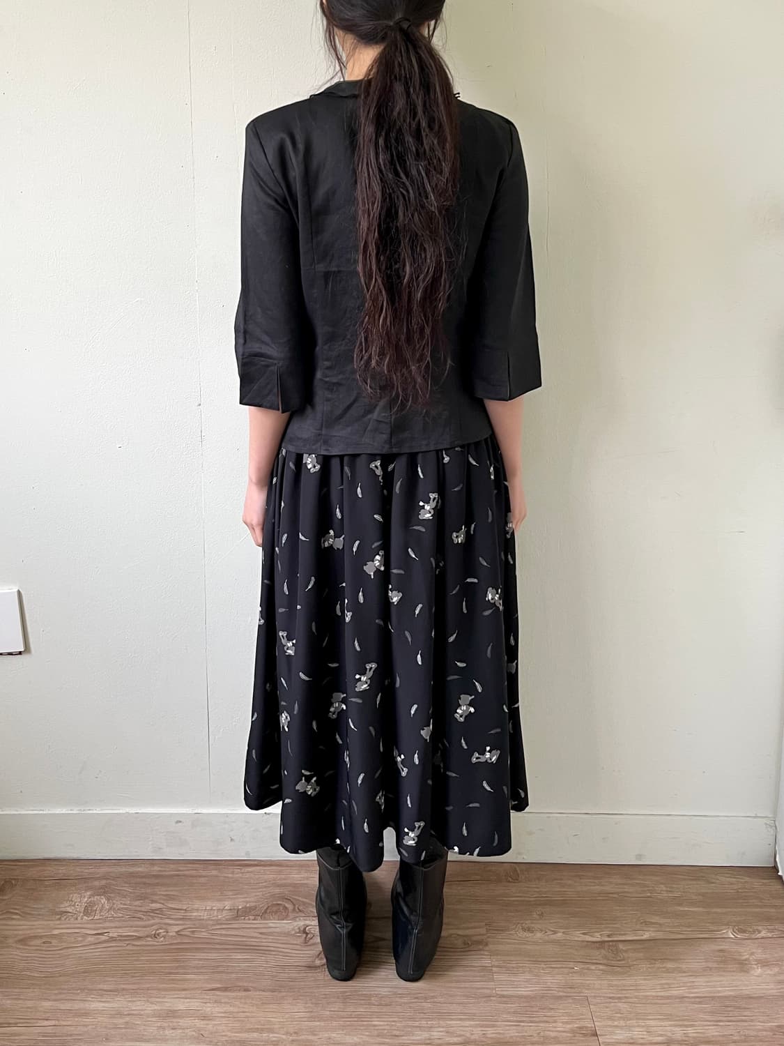 fabius 블랙 블라우스 상품이미지10