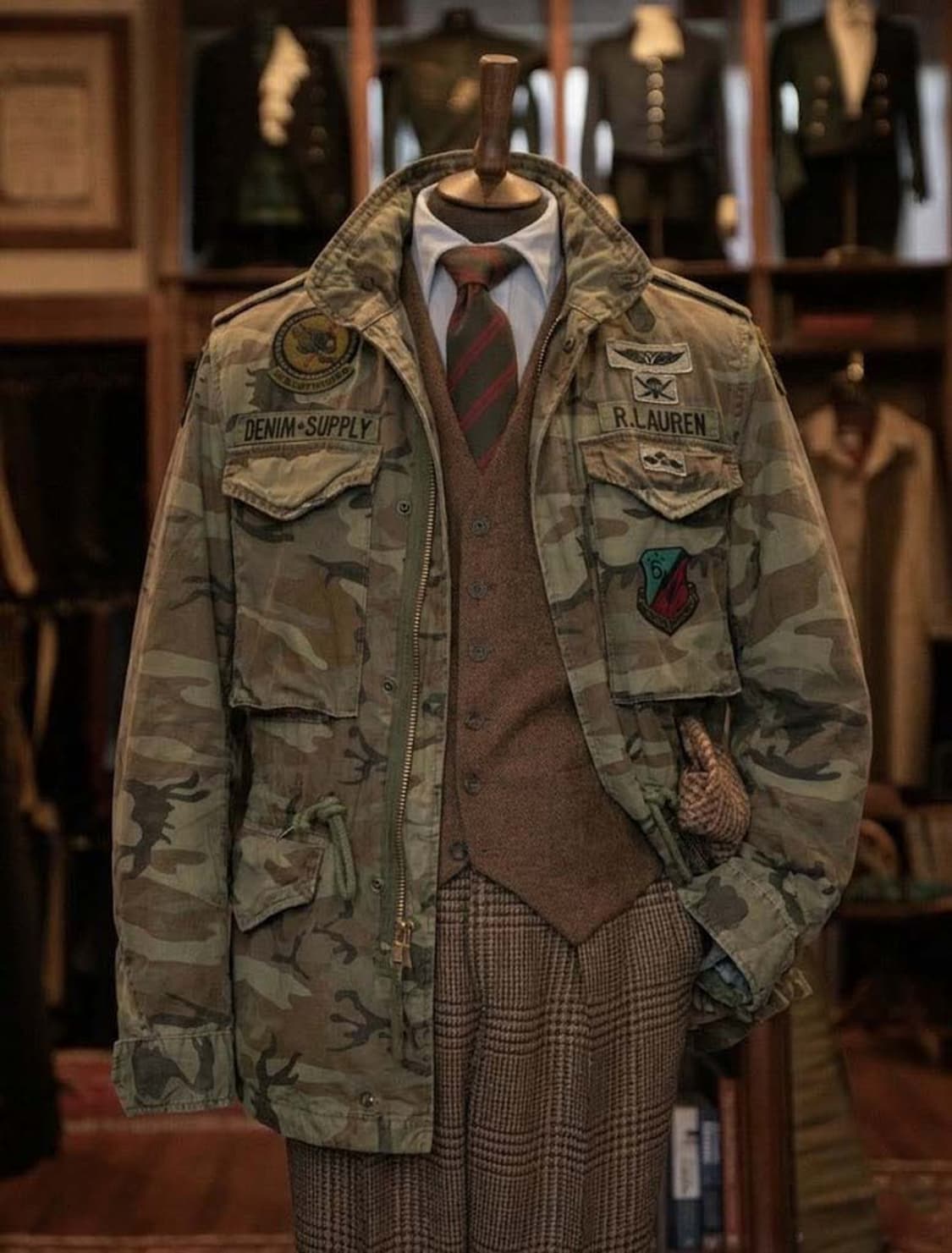 폴로 랄프로렌 BDU 공수부대 전술 비행단 M65 필드자켓 상품이미지4