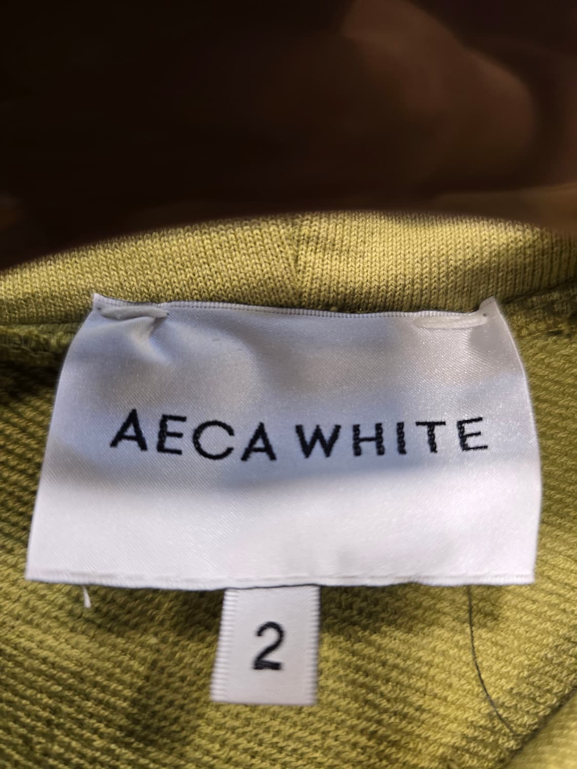 거의새거) 에이카화이트 블레이크 패치 오버사이즈 아노락 후드티 2사이즈( 상품이미지6