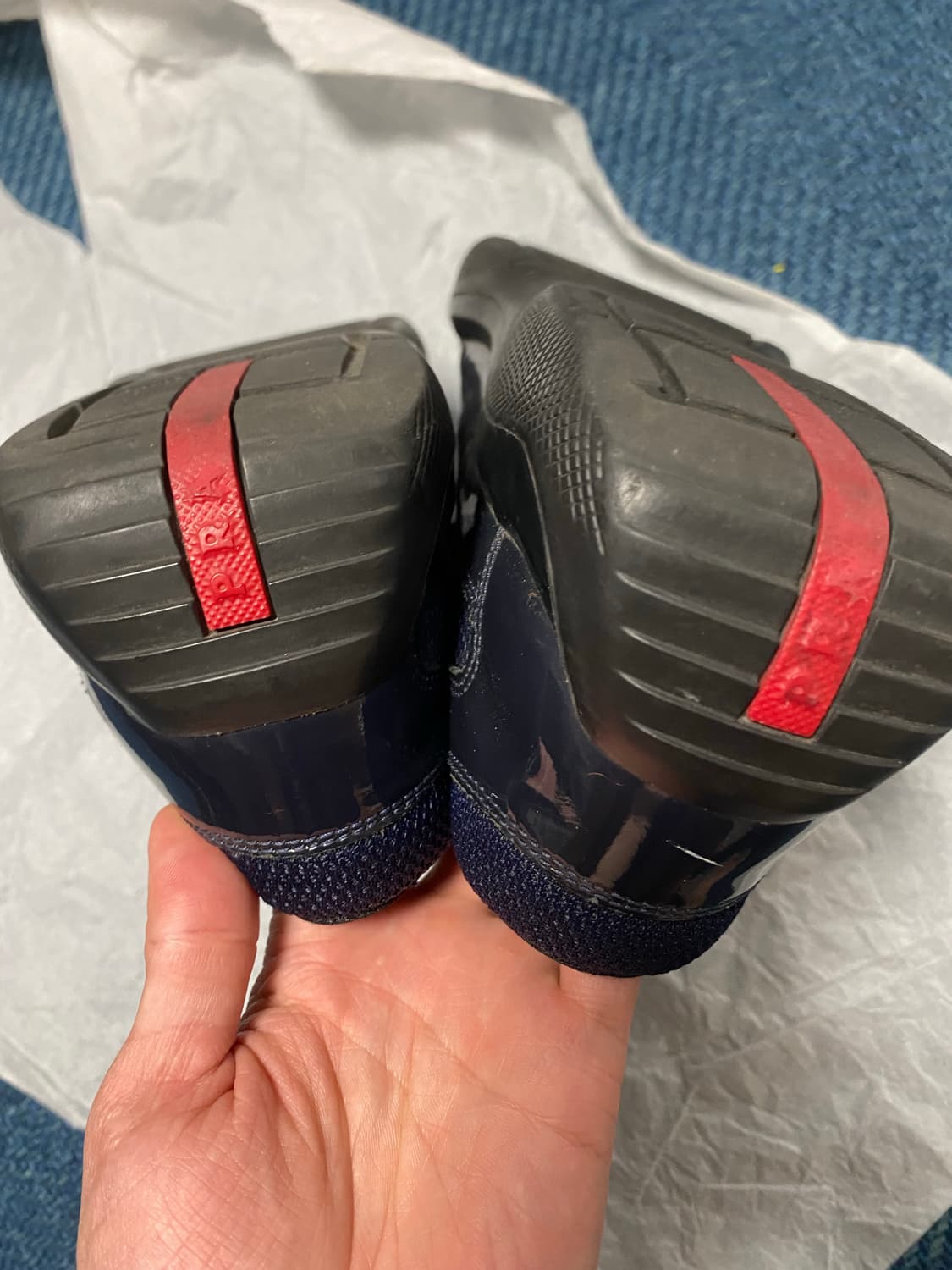 프라다 아메리칸 컵 UK 8.5 네이비 상품이미지6