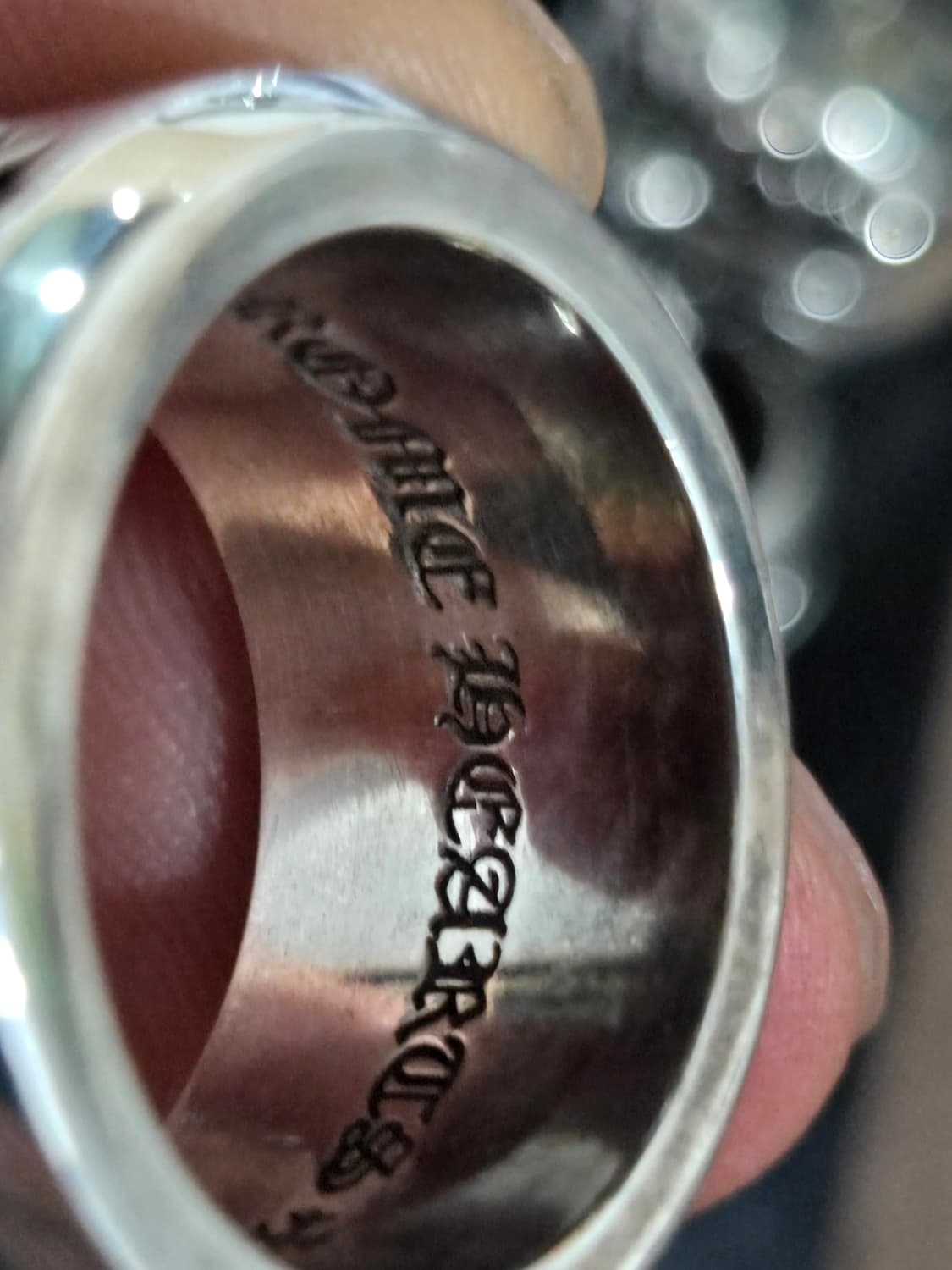 크롬하츠 CH플러스 칙 밴드 링 정품 상품이미지10