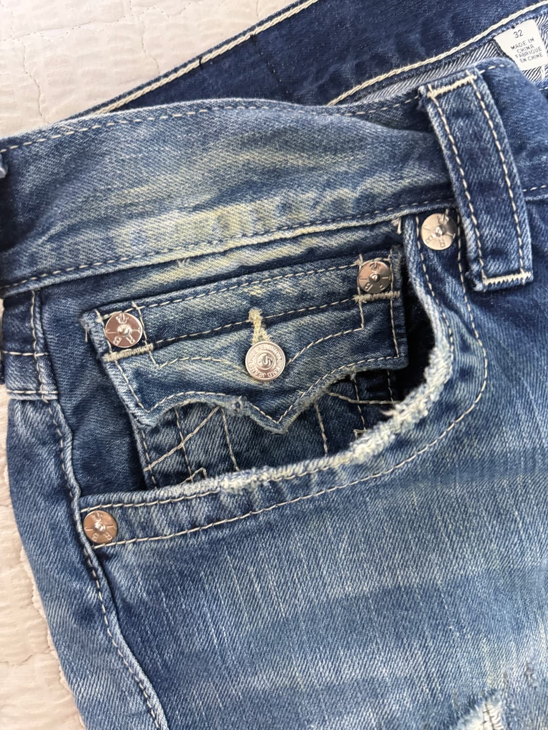 트루릴리젼 USA 빈티지 데님 상품이미지3