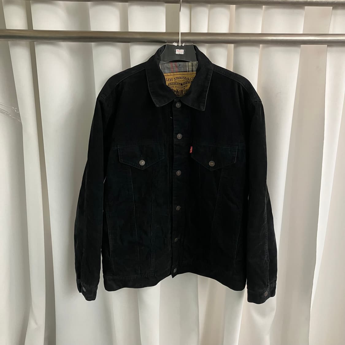 리바이스 레드탭 블랙 코듀로이 자켓 XL 상품이미지1