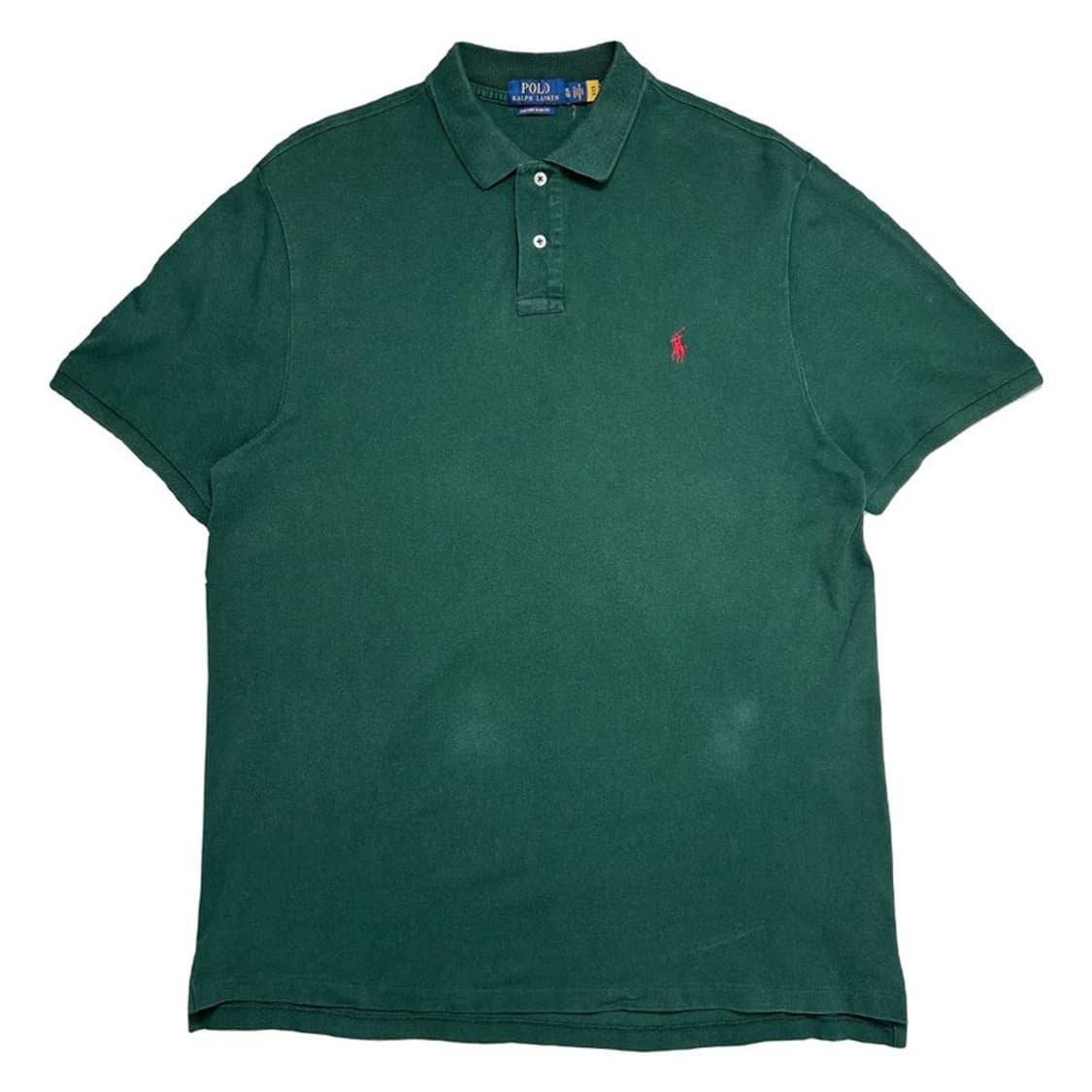 POLO RALPH LAUREN 커스텀핏 pk 반팔티 그린 XL 상품이미지1