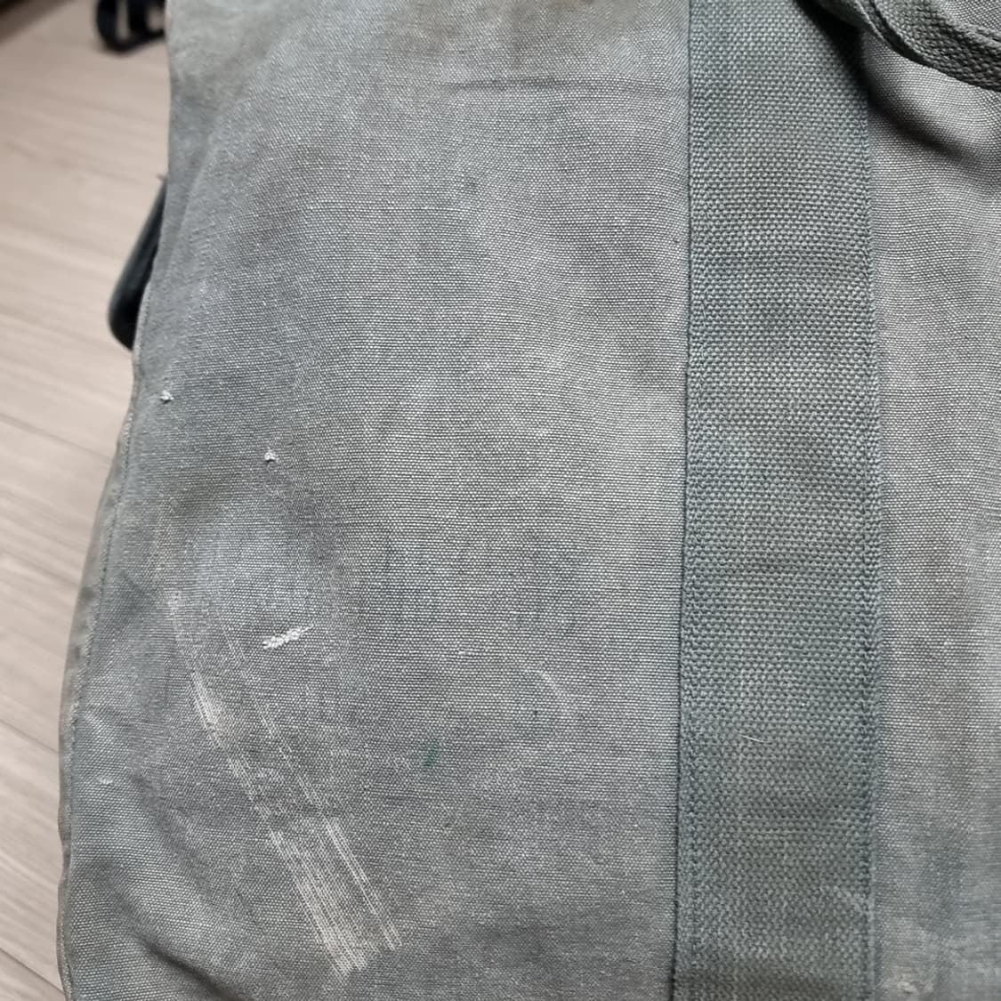 80~90s 밀리터리 미군 오리지널 공군 캔버스 키트백 상품이미지6