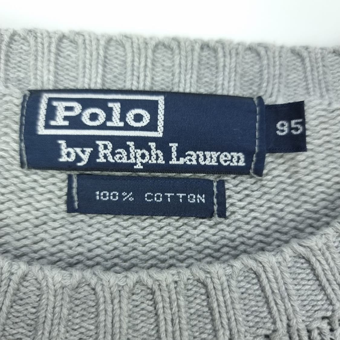 [폴로 랄프로렌] 포니 로고 자수 니트 그레이 M18660 상품이미지7