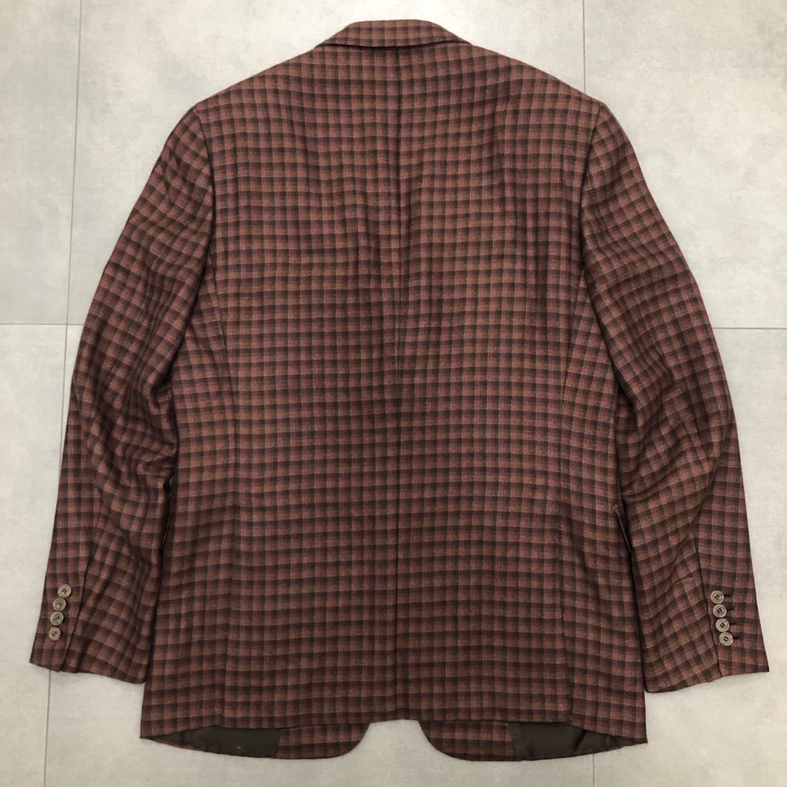 브리오니 캐시미어100 이태리 체크 자켓 41 상품이미지8