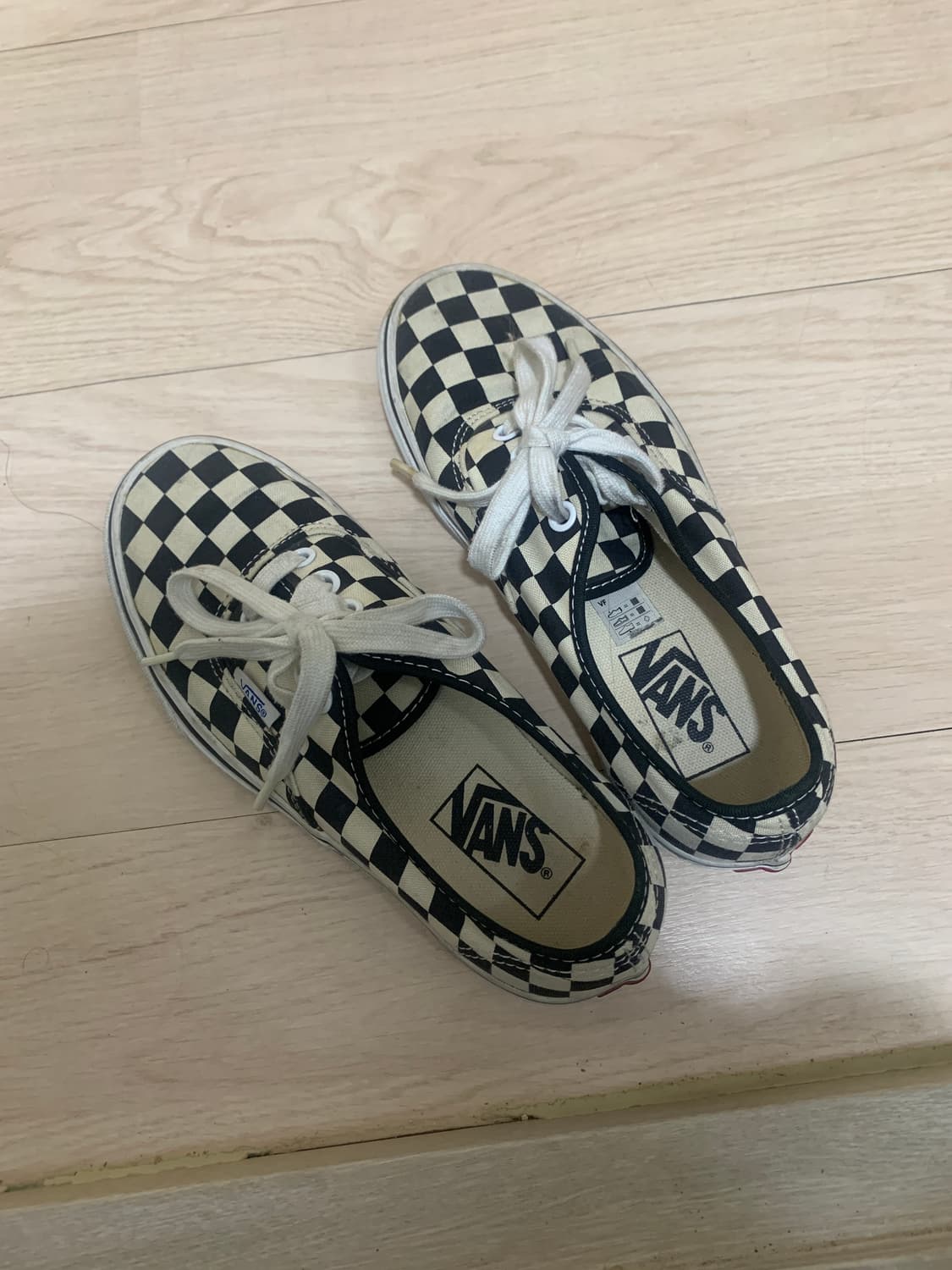 반스 체커보드 운동화 225 상품이미지1