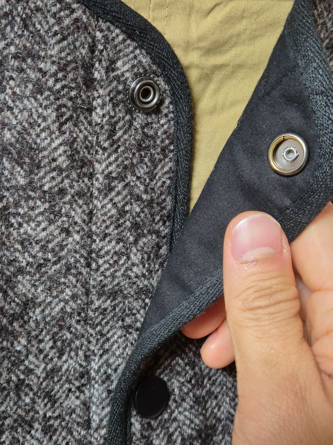 오콘쿼 브라운스비치맛 울 베스트 M 브라운 상품이미지3