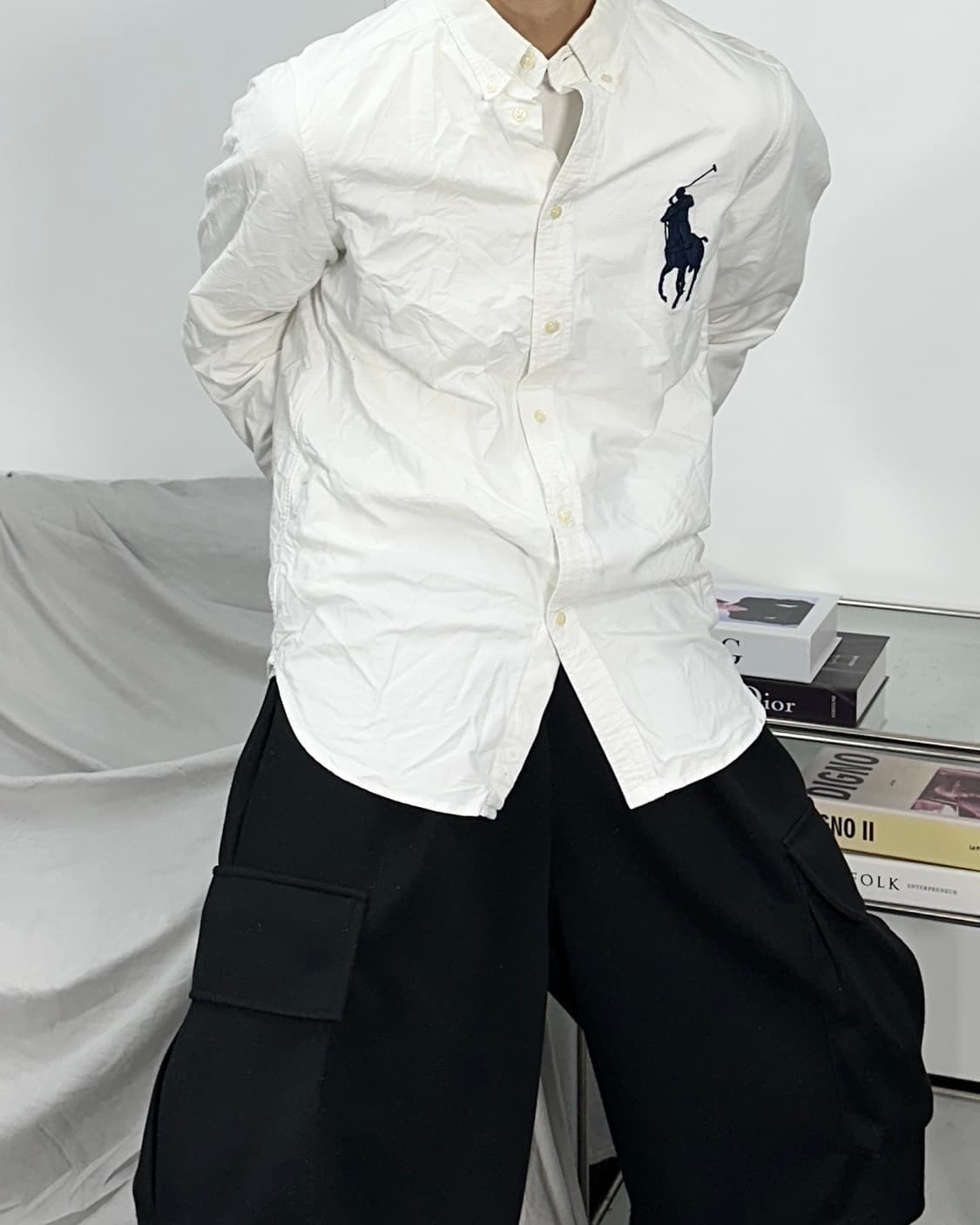 폴로 랄프로렌 빅포니 셔츠 XL 상품이미지3