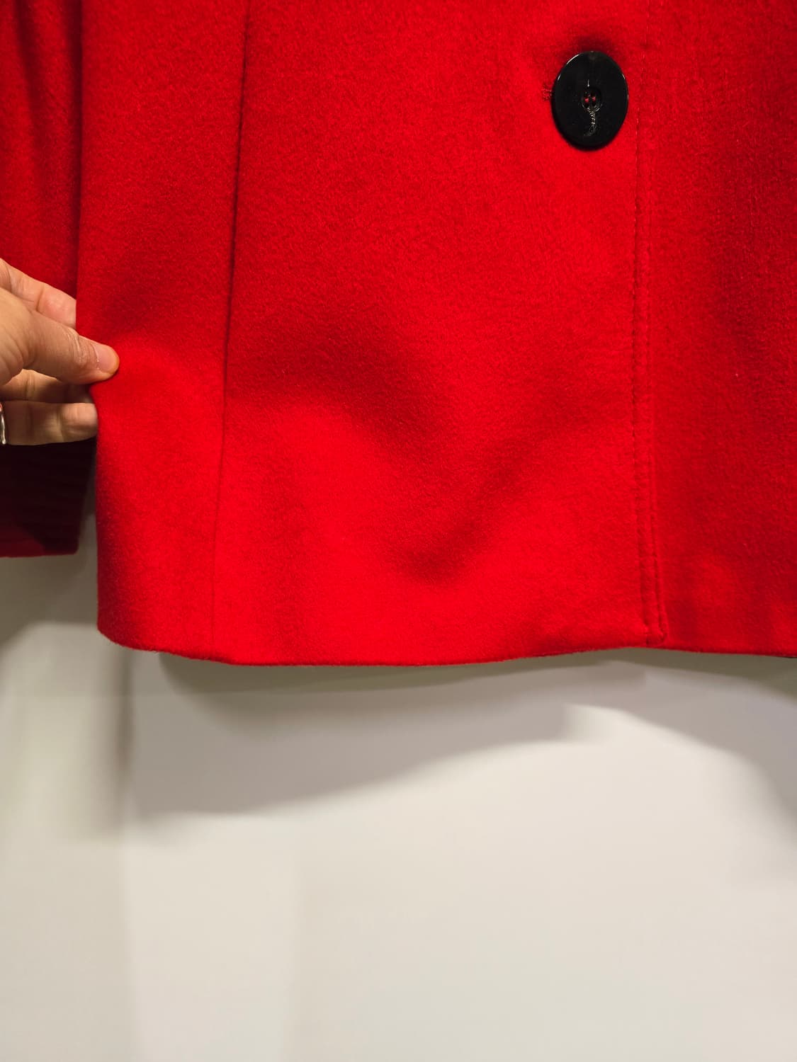 자라 우먼 빨간색 자켓 울 비스코스 상품이미지3