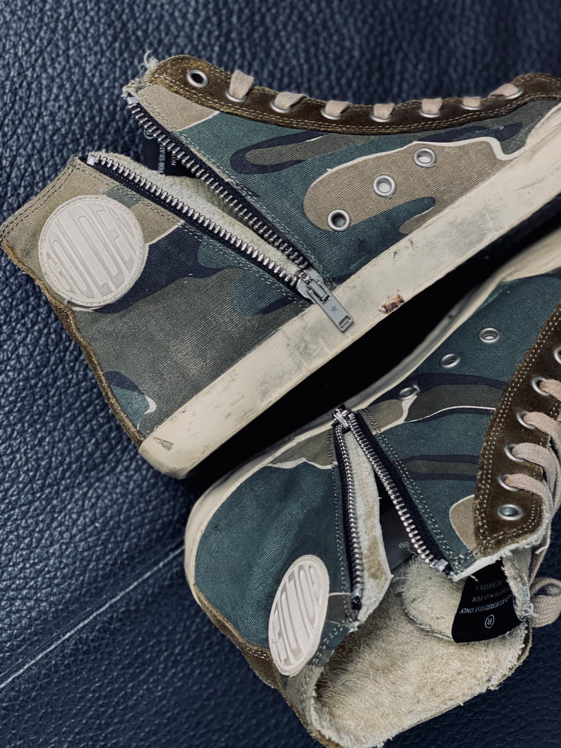 골든구스 밀리터리 카모 하이탑 스니커즈 260 사이즈 상품이미지6