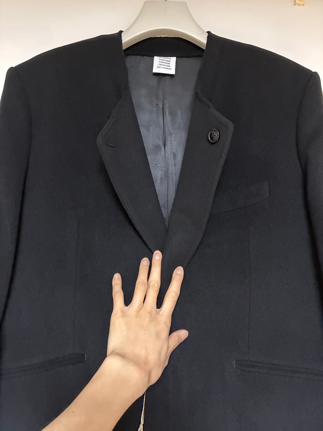 베트멍 카라리스 테일러드 울/캐시미어 코트 M사이즈 상품이미지4