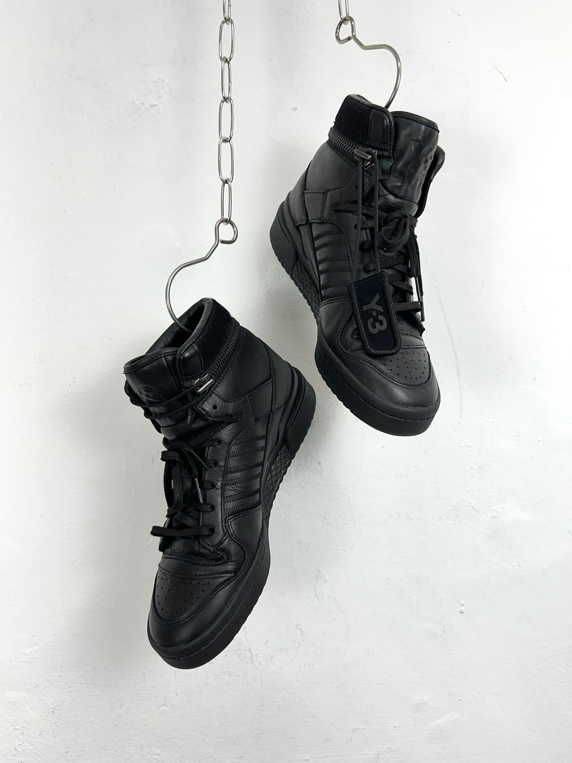 Y-3 Adidas Forum High Triple Black High  상품이미지1