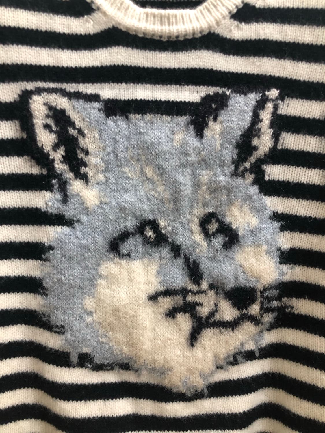 [여성L] 메종키츠네 폭스헤드 니트 상품이미지4