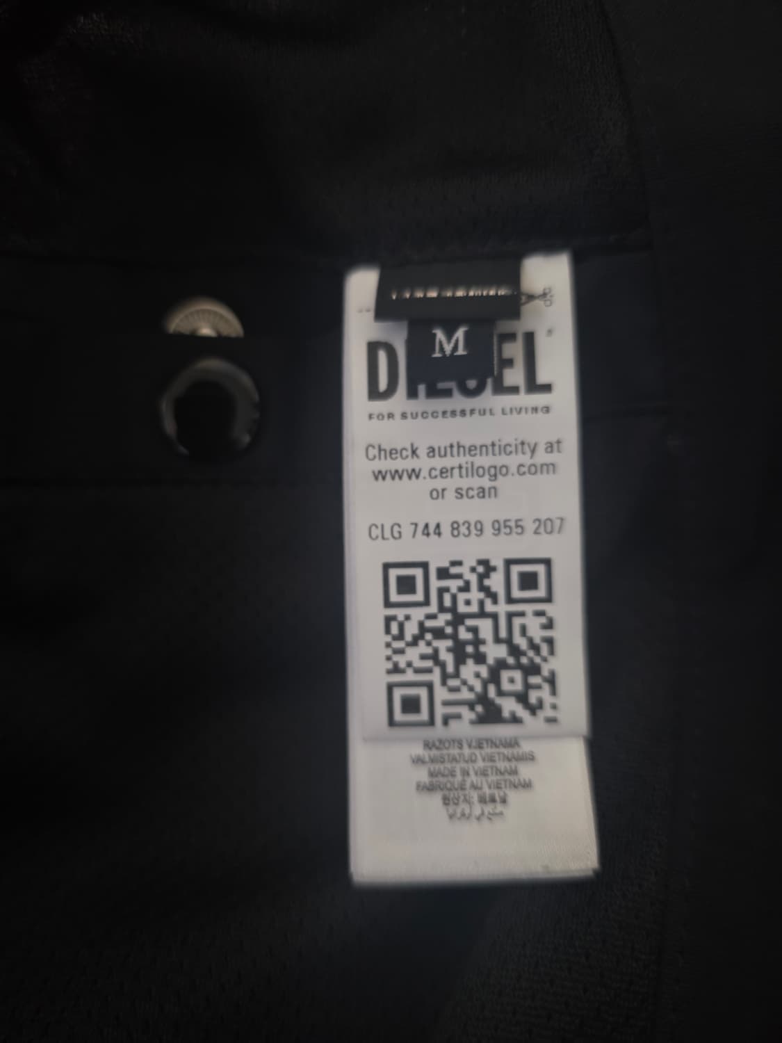 디젤 j 하이브스 윈드브레이커 m사이즈 상품이미지3