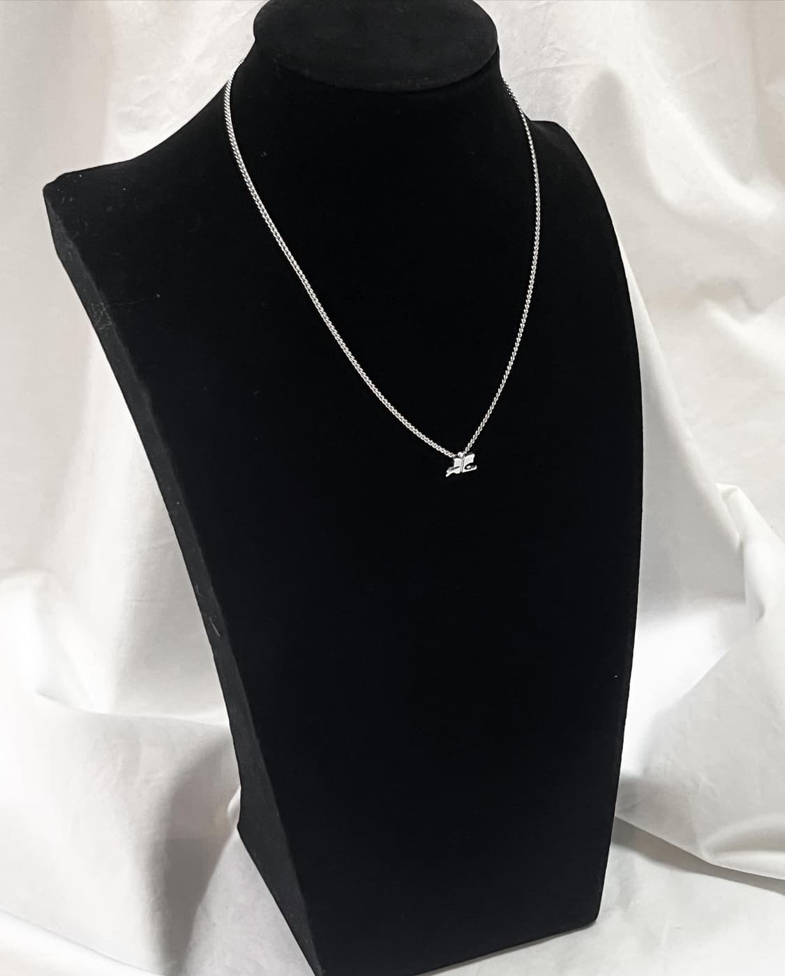 (새상품)꾸레쥬 로고 목걸이 courreges logo 상품이미지6