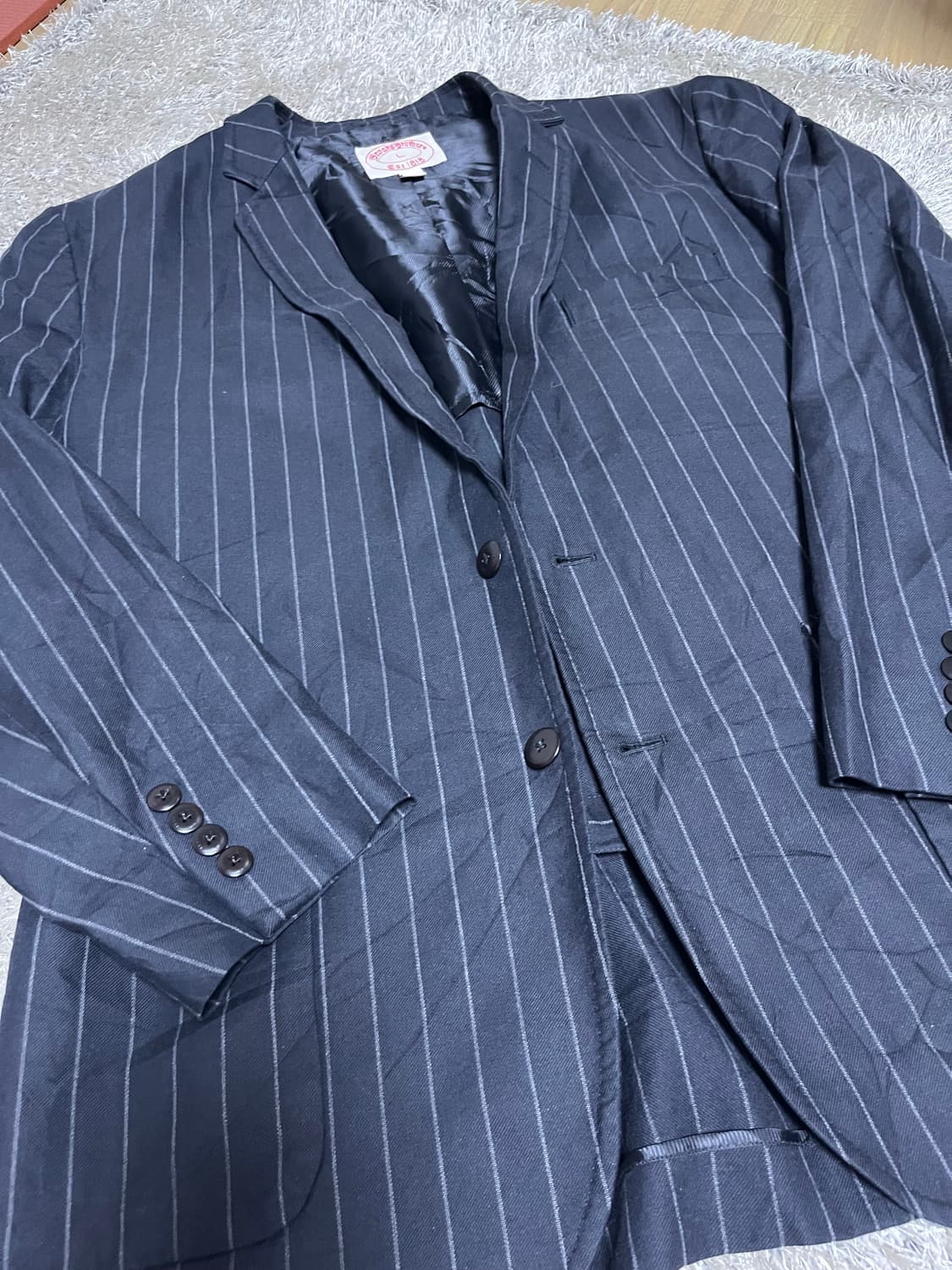 브룩스브라더스 스트라이프 블레이저 사이즈 105 상품이미지2