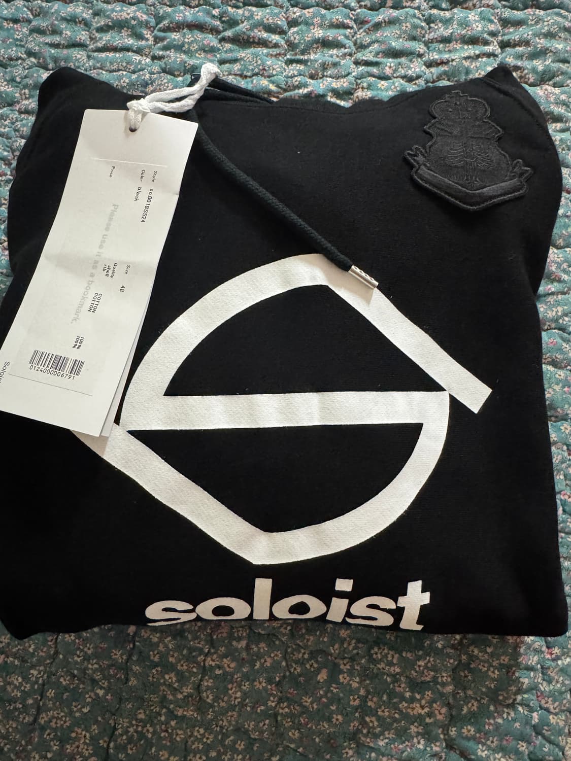 [48] 타카히로미야시타 더 솔로이스트 S 로고 본 엠블럼 후드티 상품이미지7