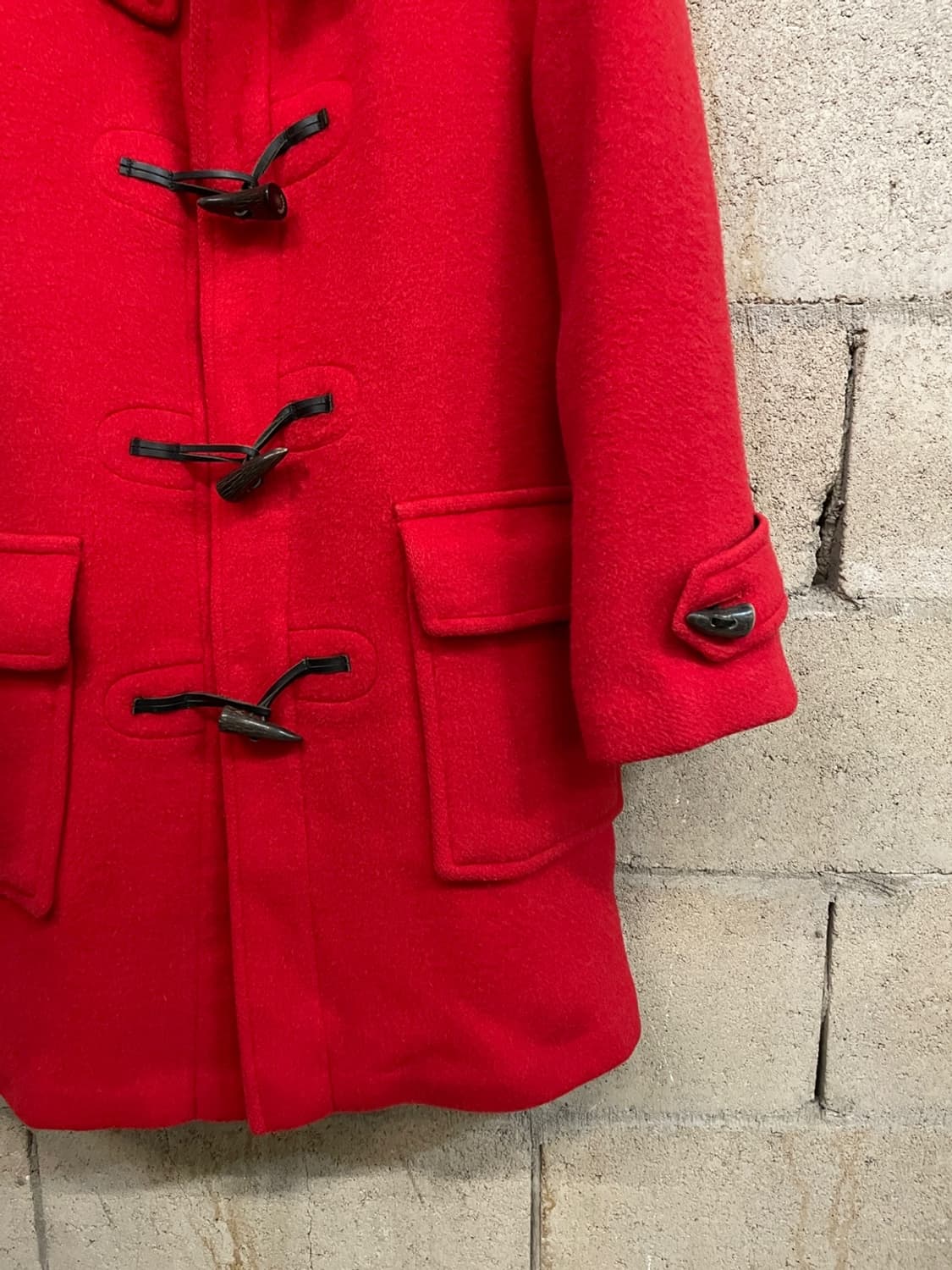 버버리 런던 레드 더플 코트  상품이미지10