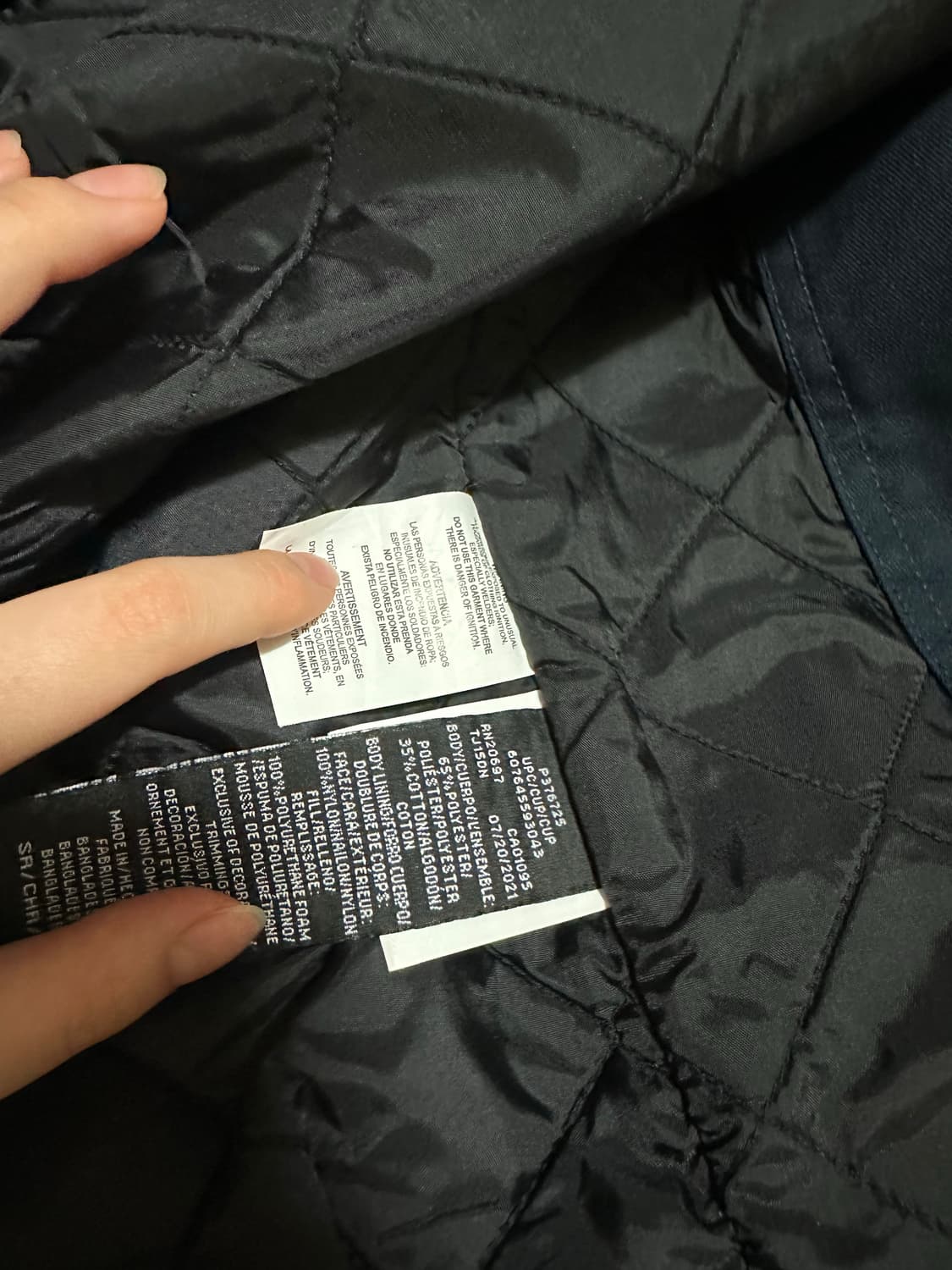 디키즈 인슐레이티드 아이젠하워 자켓 레귤러 다크 네이비 상품이미지3