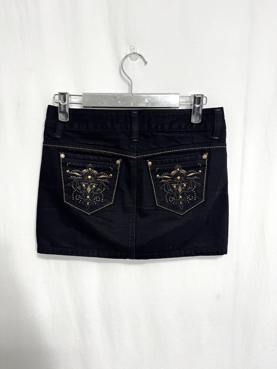 Black detail mini skirt 상품이미지1