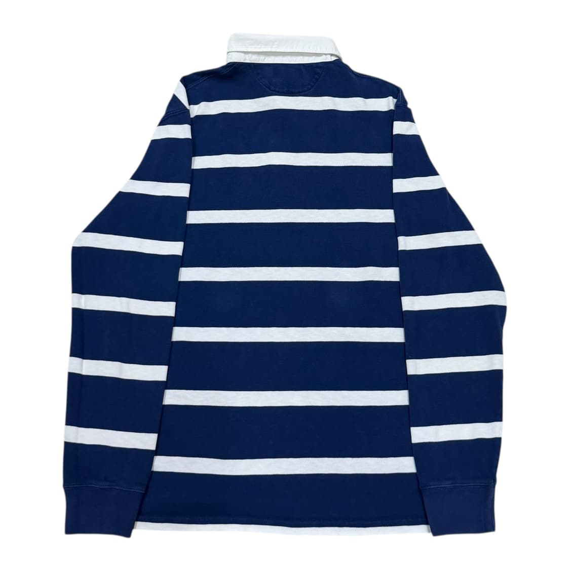 폴로 랄프로렌 류준열 스트라이프 폴로 PK 럭비 카라티 네이비 L 상품이미지3