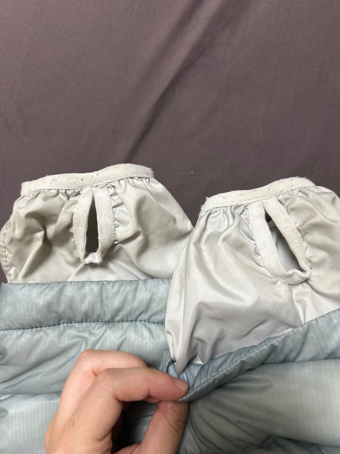 산산기어 서픽스 퍼퍼 자켓 스카이블루  패딩 23fw 상품이미지2
